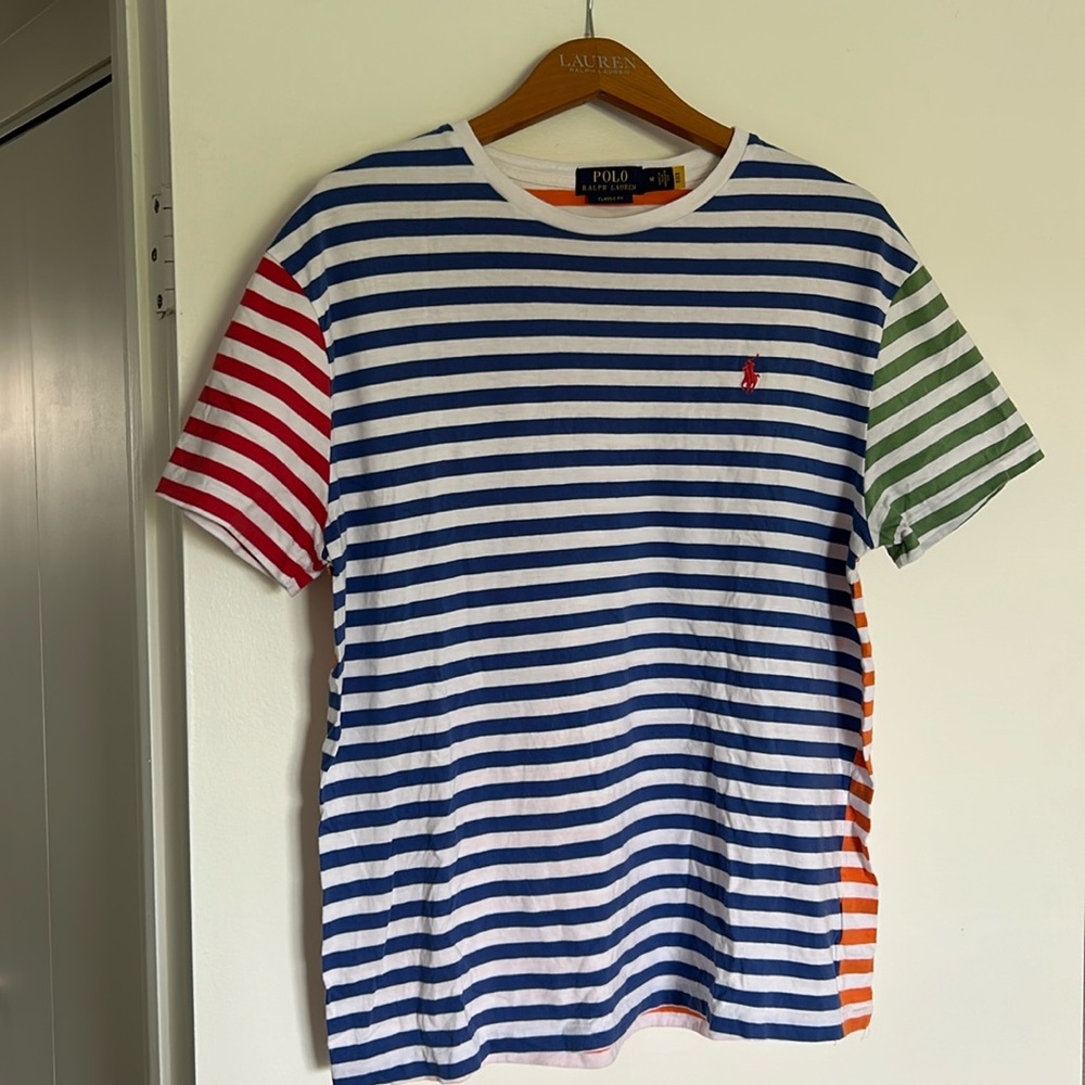 Polo Ralph Lauren striped, color-block s/s tee shirt